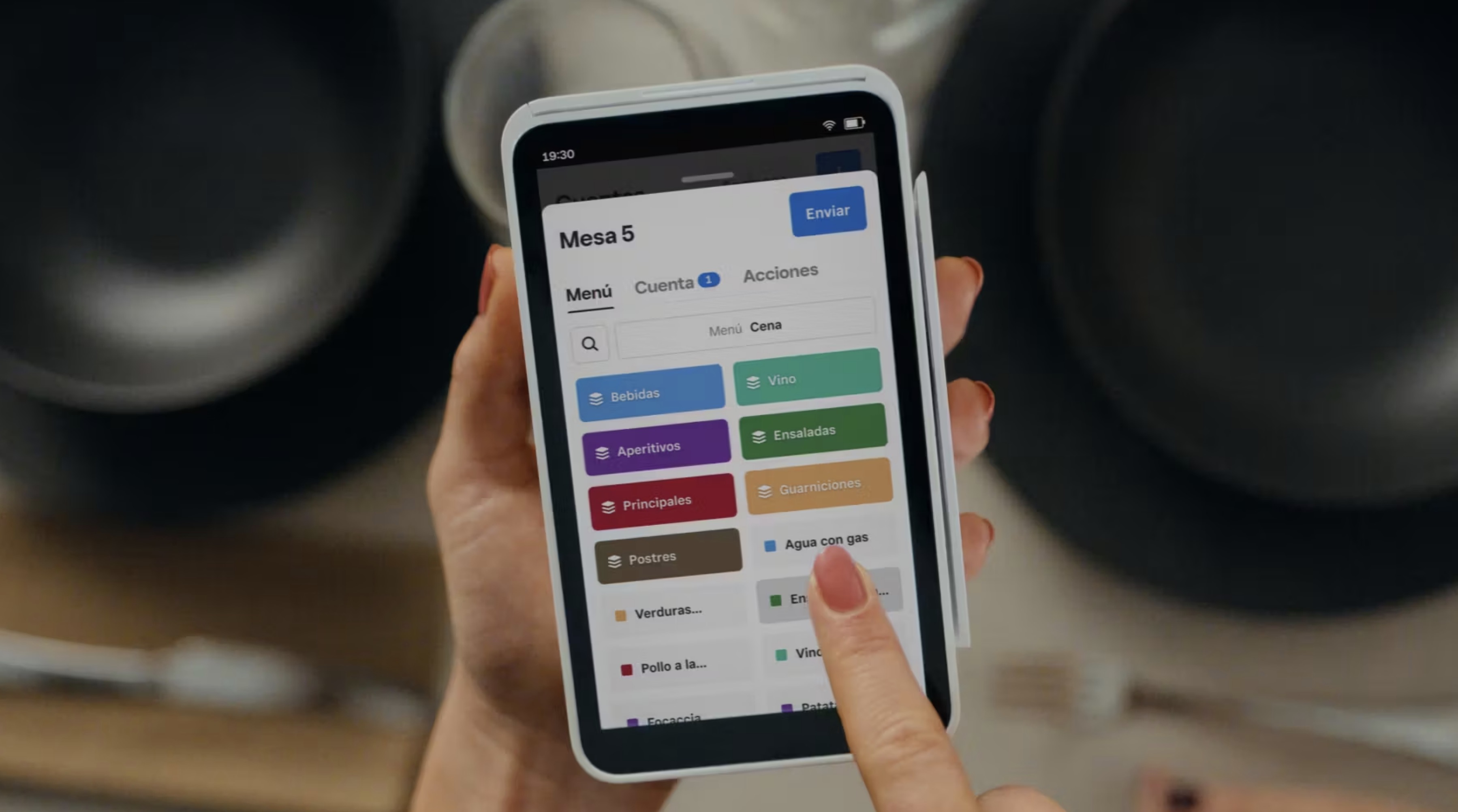 still from Square gestion de pedidos